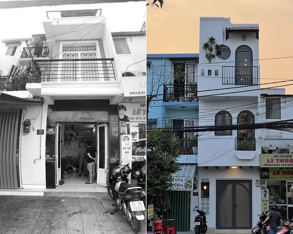 cải tạo mặt tiền nhà phố